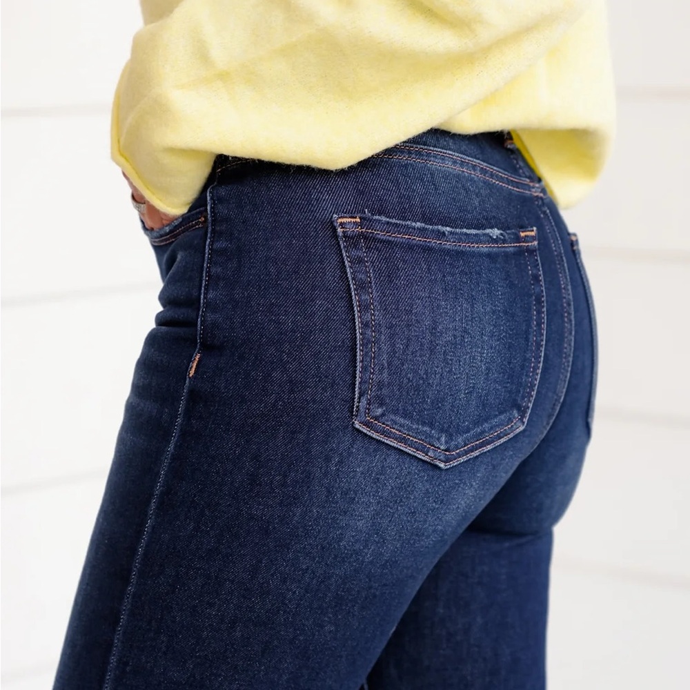 J21 Eleven By Risen High Rise Dark Wash Straight Leg Jeans - Picture 5 of 5